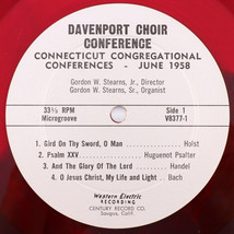 Davenport Choir Conference – Connecticut Congregational Conferences - 1958 10&quot; - £5.56 GBP