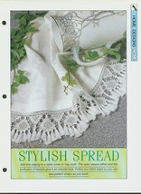 Crochet pattern for pretty edging for a table cover or tray cloth - £1.20 GBP