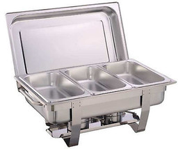 1 Full Size Chafer Kit + 3 Bonus 1/3 size pans Catering Hotel Chafing Di... - £80.87 GBP