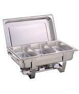 1 Full Size Chafer Kit + 3 Bonus 1/3 size pans Catering Hotel Chafing Di... - $2,306.44 MXN