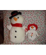 Ty Snowball Beanie Buddy And Chillin Beanie Baby - $398.96 MXN