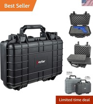 Durable Tactical Hard Gun Case - Waterproof, Shockproof, Fits 1 Handgun ... - $60.00