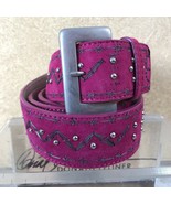 Donald Pliner Belt Fuchsia Pink Embellished Silver Metal Studs New NWT $... - $90.00