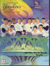 YANKEES 1986 Official Yearbook 37th Annual Edition - £6.27 GBP