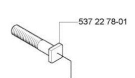 Bar Bolt Stud OEM genuine Husqvarna 537227801 part - £13.34 GBP