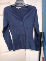 Port Authority Womens V-Neck Button Up Cardigan, XS, Navy, 038boxBae - £15.15 GBP