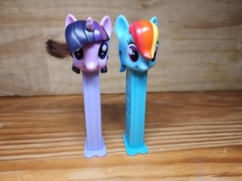  PEZ Dispenser Lot My Little Pony Rainbow Dash Twinkle Sparkle Pony PEZ   - $9.99