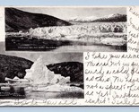 Dual View Vignette Takon Glacier Valley Alaska AK 1906 UDB Postcard P15 - $8.87