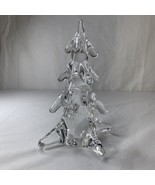 Gorgeous Vintage Drippy Murano? 8” Clear Crystal Glass Christmas Tree He... - £37.96 GBP