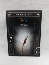 *Punched* Path Of Exile Exilecon Primitive Staff Normal Trading Card - £19.45 GBP