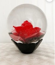 The Crystal Boutique Reusable Water Bubble Flower Display Globe CA vinta... - $44.99