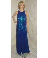 LUMIER BY BARIANO NAVY DRESS WITH sequin details sz S NEW - £109.24 GBP
