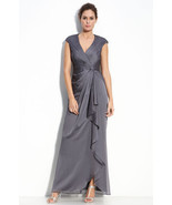 ADRIANNA PAPELL  Draped  Evening Gown  Sz 6  NWT  $179 - £109.24 GBP