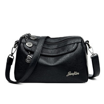 Vintage Soft Leather women shoulder Bags Handbags Women Bags Designer Small Cros - £38.28 GBP