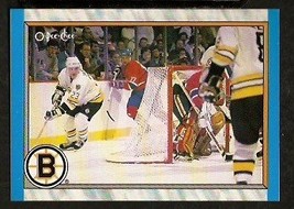 Boston Bruins Montreal Canadiens Action Photo 1989 O Pee Chee Hockey Card #298   - £0.39 GBP