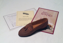 Just The Right Shoe by Raine collectible Tassel Loafer 25055 with COA 1999 - £2.36 GBP