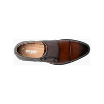 Stacy Adams Raythorne Cap Toe Double Monk Strap Shoes Gray Brown 25671-971 image 4