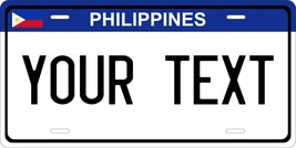 Philippines Blue License Plate Personalized Custom Auto Bike Motorcycle Tag - £8.19 GBP+
