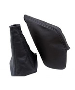 For 1986-1992 Toyota Supra MK3 New Shift &amp; E brake Boots Set Real Black ... - $38.55