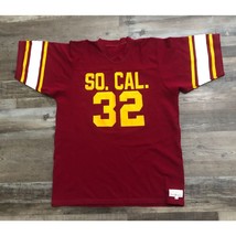 Vintage Medalist Sand Knit Mens Large USC Trojans Football Jersey Made in USA - £57.53 GBP