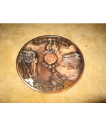 Korea Copper Souvenir Plate Wall Decor - $21.00