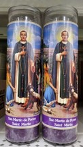 2X San Martin De Porres Veladoras / Saint Martin Candles - 2 Veladoras - £16.28 GBP