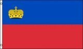 AES 3x5 Liechtenstein Super Polyester Nylon Flag 3&#39;x5&#39; House Banner 90cm x 150cm - £3.64 GBP