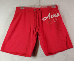 Aéropostale Shorts Womens Small Red Cotton Elastic Waist Flat Front Draw... - $14.85