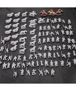(50+) Medieval Barbarian Horse Infantry Fantasy 15MM Metal Miniatures - $62.42 CAD