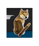 Shiba Inu dog rear window wiper wagging tail sticker - $12.99
