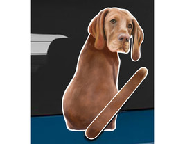 Vizsla dog rear window wiper wagging tail sticker - $15.99