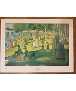 Vintage Print 1965 NYGS New York Graphic Society Georges SEURAT PRINTED ... - $494.98