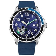 Citizen Watches For Men Eco Drive Men&#39;s Wrist Watch Disney Mickey Scuba Diving ~ - £254.18 GBP