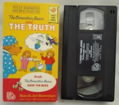 VHS The Berenstain Bears And The Truth Plus Save The Bees (1988, Random House) - £8.62 GBP