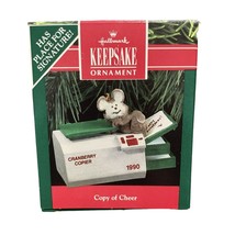 1990 Hallmark Keepsake Ornament Copy Of Cheer Cranberry Copier Dated 1990 - $9.99