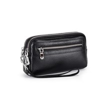 Ine leather woman messenger bag ladies crossbody bags luxury clutch bag 3 layers zipper thumb200