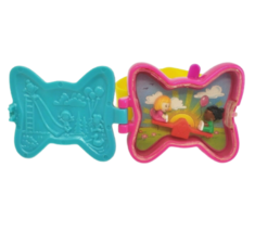 MCDONALDS VINTAGE 1994 POLLY POCKET YELLOW &amp; PINK WRIST WATCH BLUEBIRD S... - $9.50