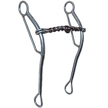 Vintage Trammell Gaming Gymkhana Training Steel Twisted Wire Gag Snaffle Bit - £62.90 GBP