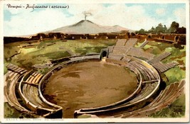 Italy Pompei Anfiteatro Divided Back Unposted Antique Postcard - £5.89 GBP