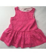 Genuine Kids Oshkosh Lace Pink Dress Sz 2T  - £8.01 GBP