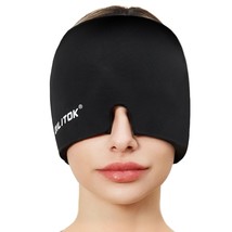 Migraine Headache Relief Cap, Gel Ice Head Wrap, Hot And Cold Therapy, H... - $16.99