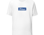 SHOHEI OHTANI Box Logo T-SHIRT Los Angeles Dodgers Baseball Star Pitcher... - $14.65+