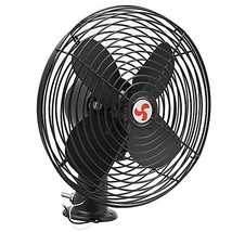 12V Rv Cooling Fan With 2 Speed Switch, Dia: 8-3/4, Heavy Duty Black ... - £65.80 GBP