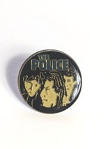 The Police Sting Summers Copeland Lapel Hat Tac Vintage 80s Enamel Pin - $5.38