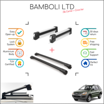 Bamboli 19&quot; Ski Carrier &amp; Black Cross Bar Set For Kia Sportage 04-10 4pcs - $215.37