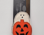 Max Studio Home Set of 4 Utensil Holders Halloween Ghost Jack O Lantern ... - $16.08