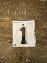 Simplicity Iron On Black Patch Number 1 - $11.76
