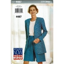 Butterick See and Sew Sewing Pattern 4487 Jacket Shorts Misses Size 18-22 - £7.15 GBP