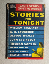 STORIES FOR TONIGHT Faulkner Huxley Capote Steinbeck (1955) Avon paperback - £10.44 GBP
