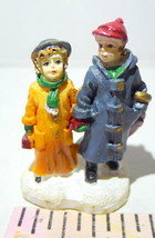 Grandeur Noel Victorian Village Couple Stroll Hand in Hand  2001 Figurine Decor - £15.03 GBP
